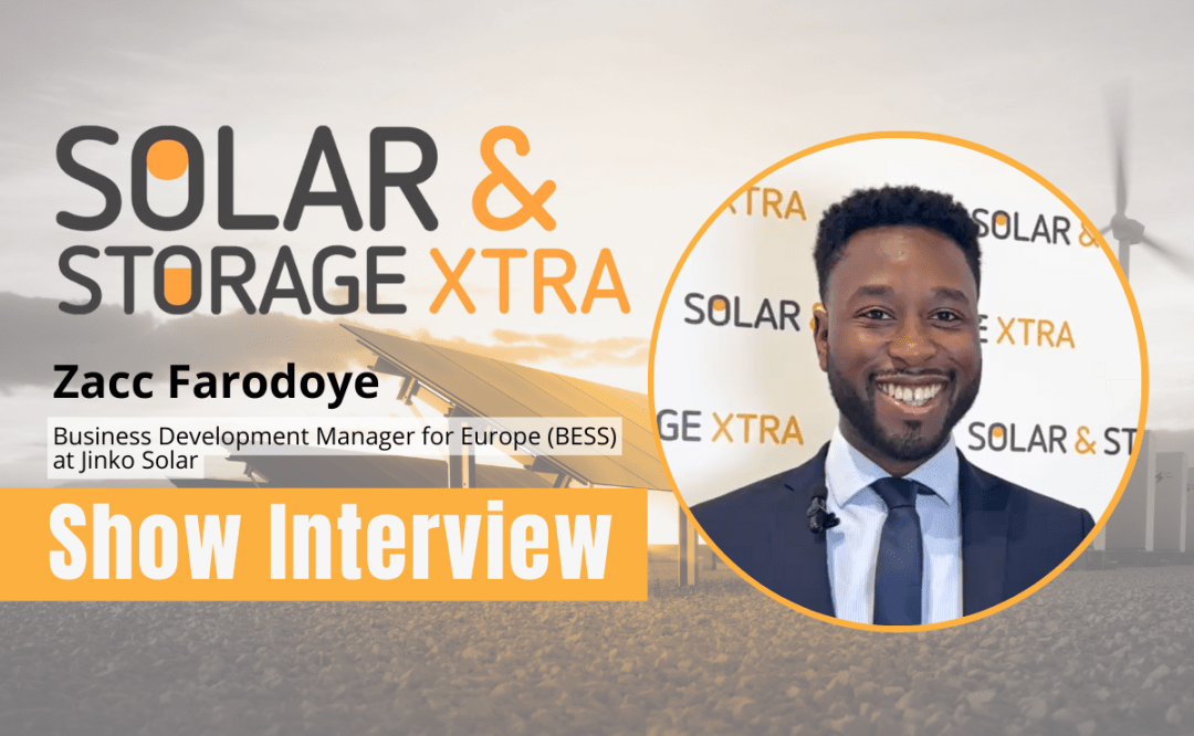 Interview with Zacc Farodoye, BDM for Europe (BESS) at Jinko Solar