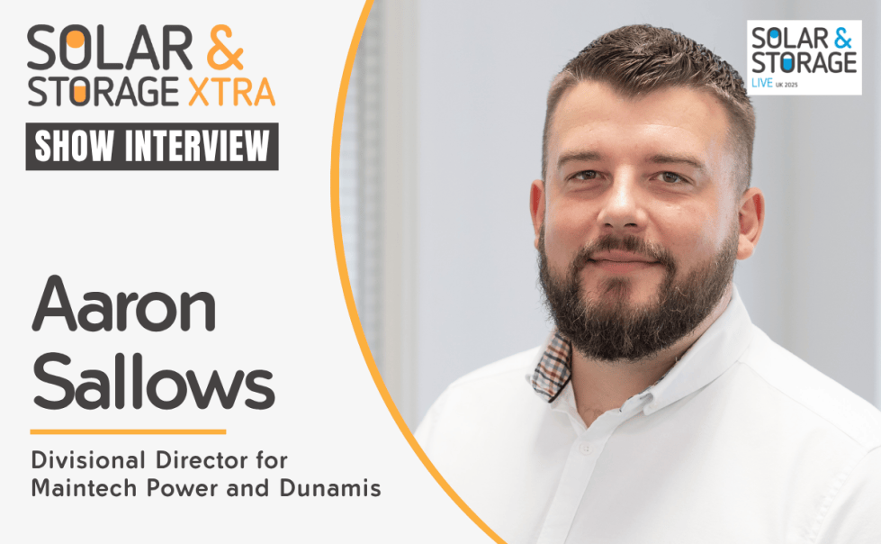 Interview with Aaron Sallows, Divisional Director for Maintech Power ...