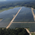 A solar farm