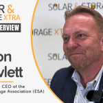 Graphic for an interview with Jason Howlett, Founder and CEO of the Energy Storage Association (ESA)